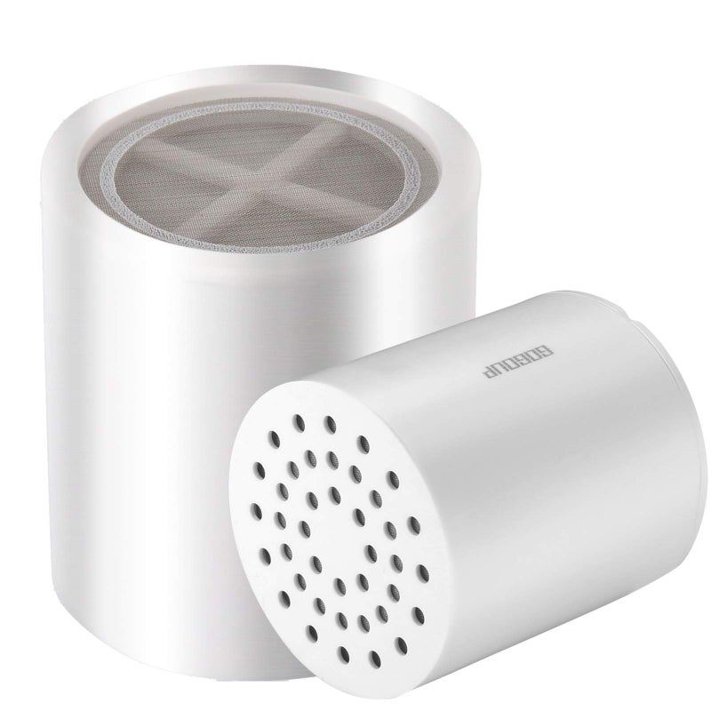 GOGOUP Shower Filter Replacement Cartridge for Hard Water Universal (2Pcs) - Image 1